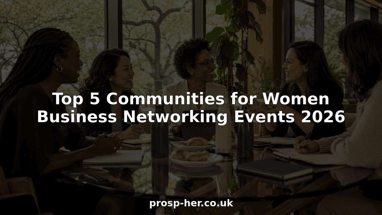 Top 5 Communities for Women Business Networking Events 2026