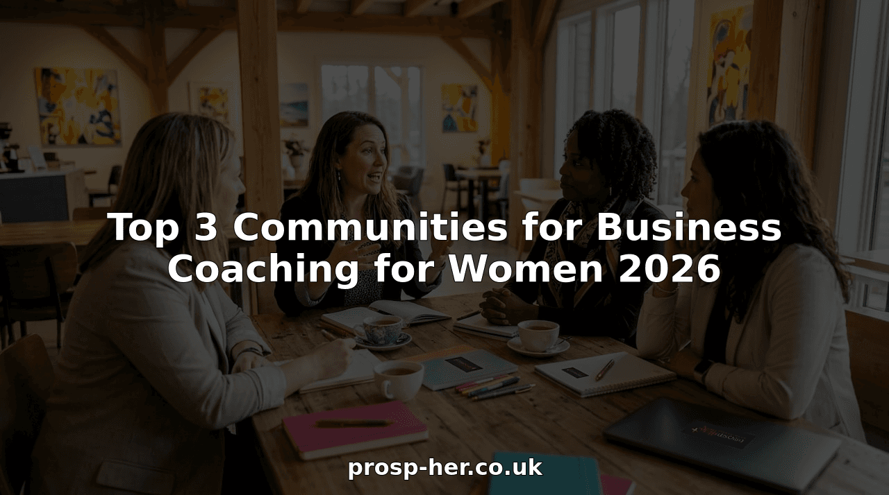 Top 3 Communities for Business Coaching for Women 2026